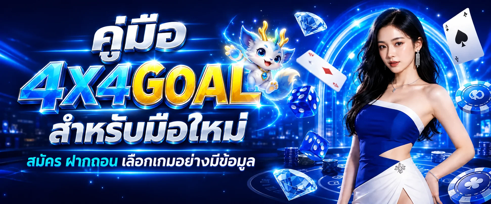 คู่มือ 4X4GOAL ตั้งแต่สมัคร ฝากถอน ถึงเลือกเกมสำหรับมือใหม่